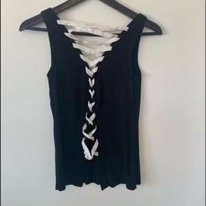 Bailey/44 Black Tieback Tank
